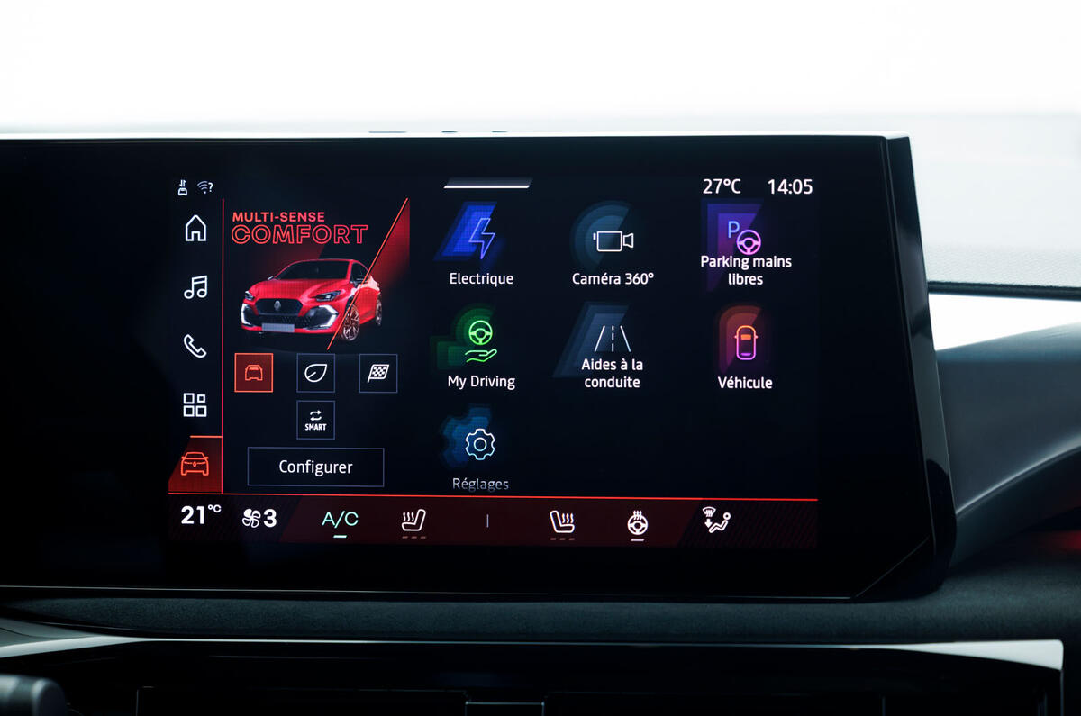 Renault Clio 2027 infotainment screen