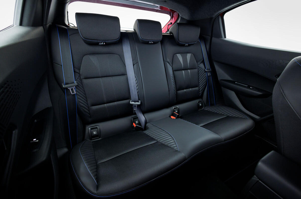 Renault Clio 2027 rear seats