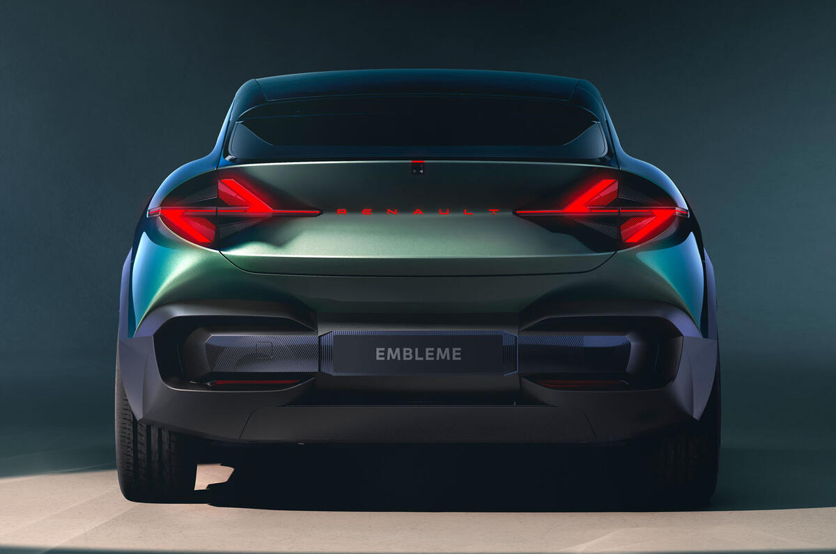 Renault Embleme rear Renault Embleme rear