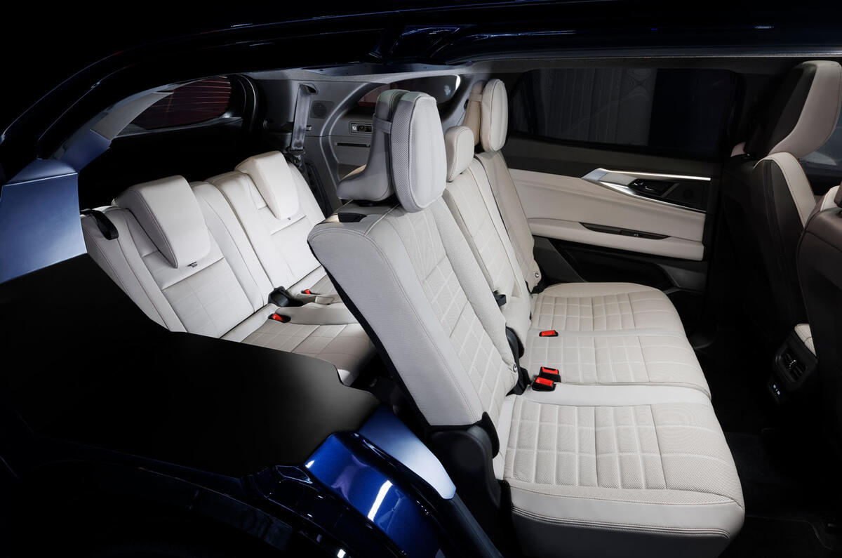 Renault Espace 2023 interior rear Renault Espace 2023 interior rear