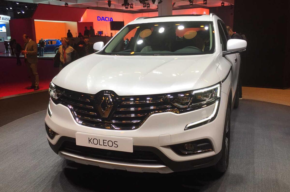 2017 Renault Koleos SUV shown in Paris