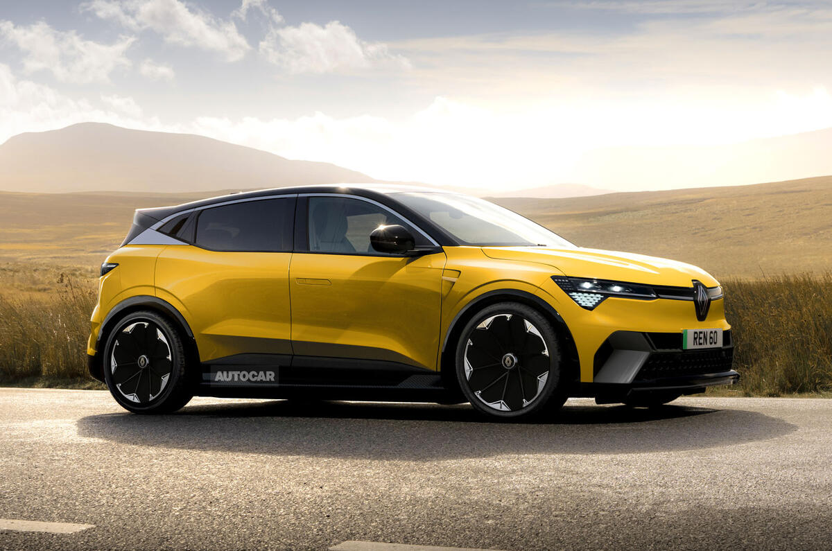 Renault Megane RS Autocar render front quarter