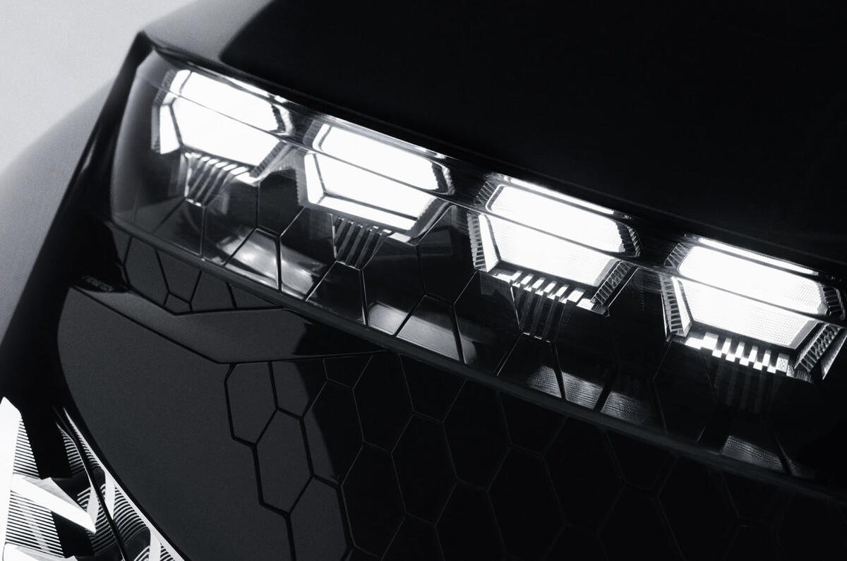 Renault Scenic concept LED light signature Renault Scenic concept LED light signature
