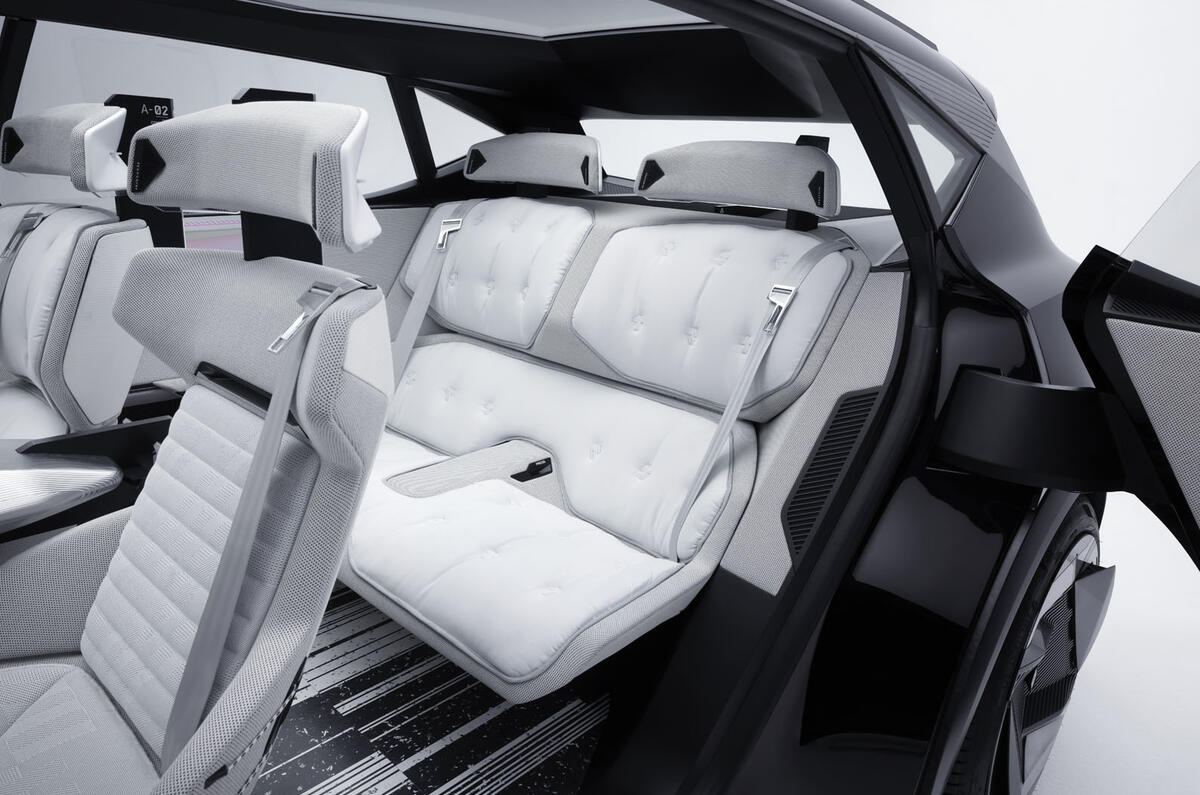 Renault Scenic concept rear seats Renault Scenic concept rear seats