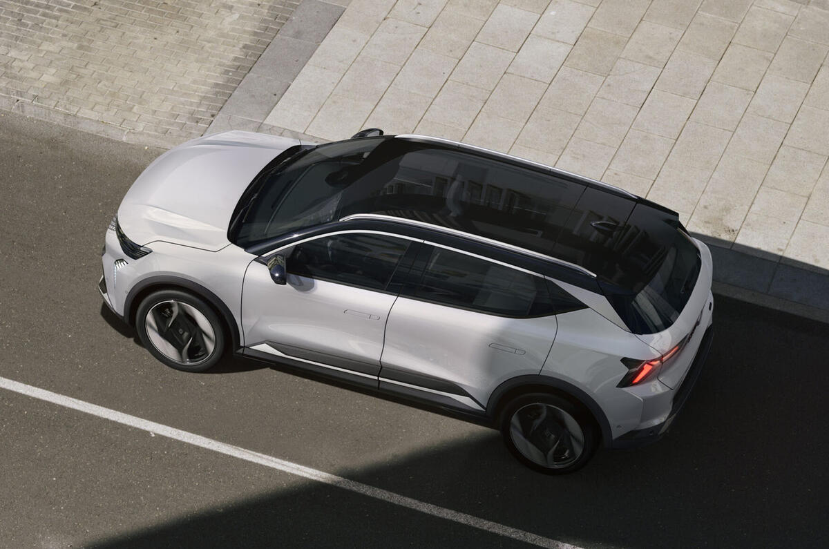 Renault Scenic E Tech roof Renault Scenic E Tech roof