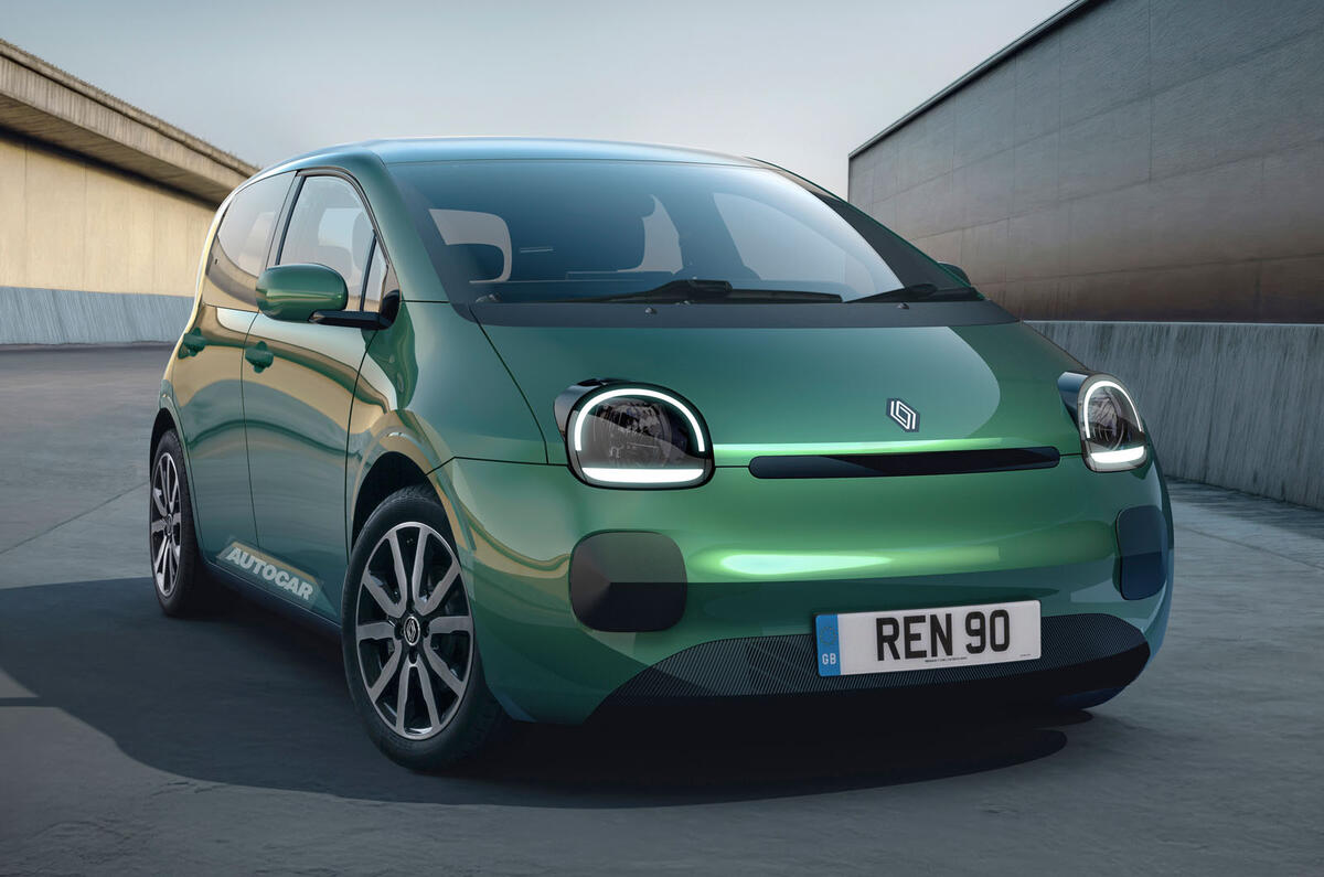 Renault Twingo production spec Autocar render Renault Twingo production spec Autocar render