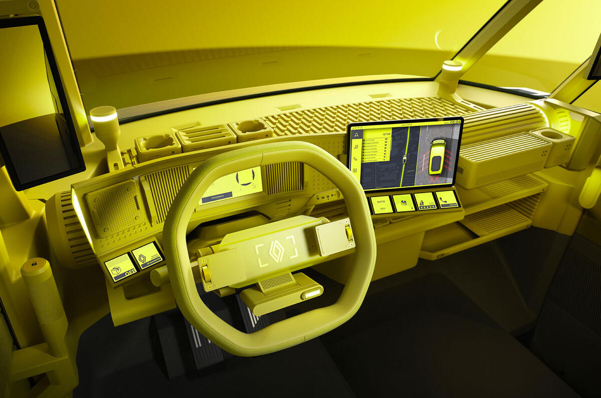 Renault ZFlexEVan Estafette dashboard Renault ZFlexEVan Estafette dashboard