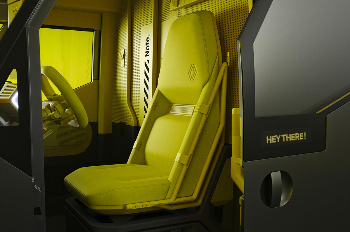 Renault ZFlexEVan Estafette seat Renault ZFlexEVan Estafette seat