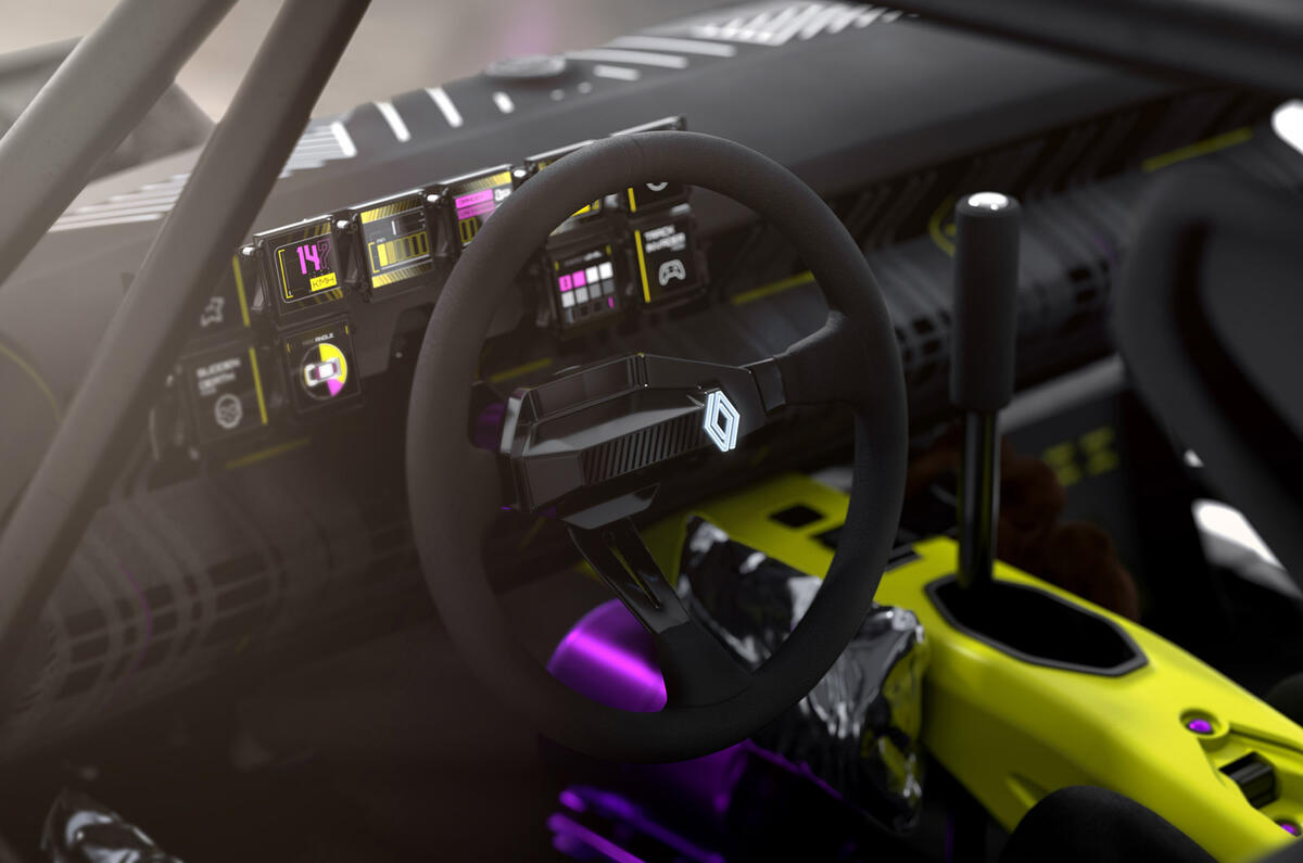 Renault 5 Turbo 3E interior Renault 5 Turbo 3E interior