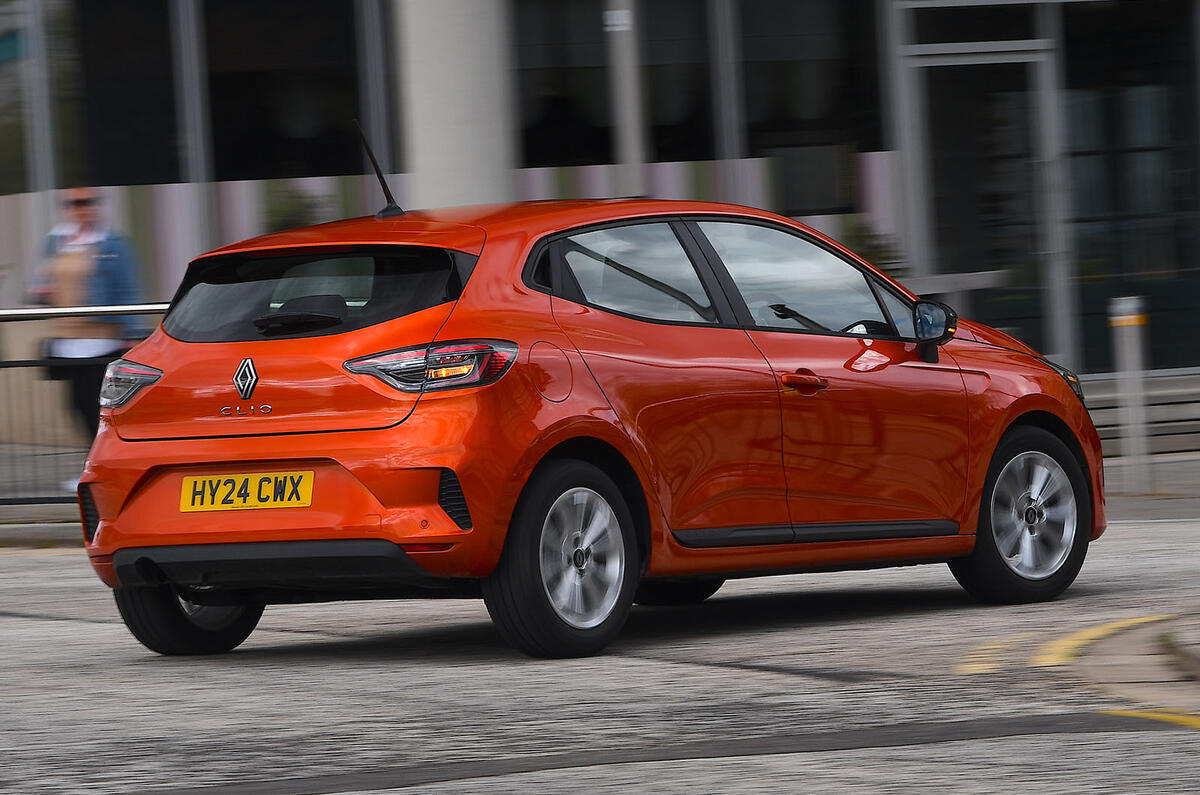 Renault Clio rear three quarter Renault Clio rear three quarter