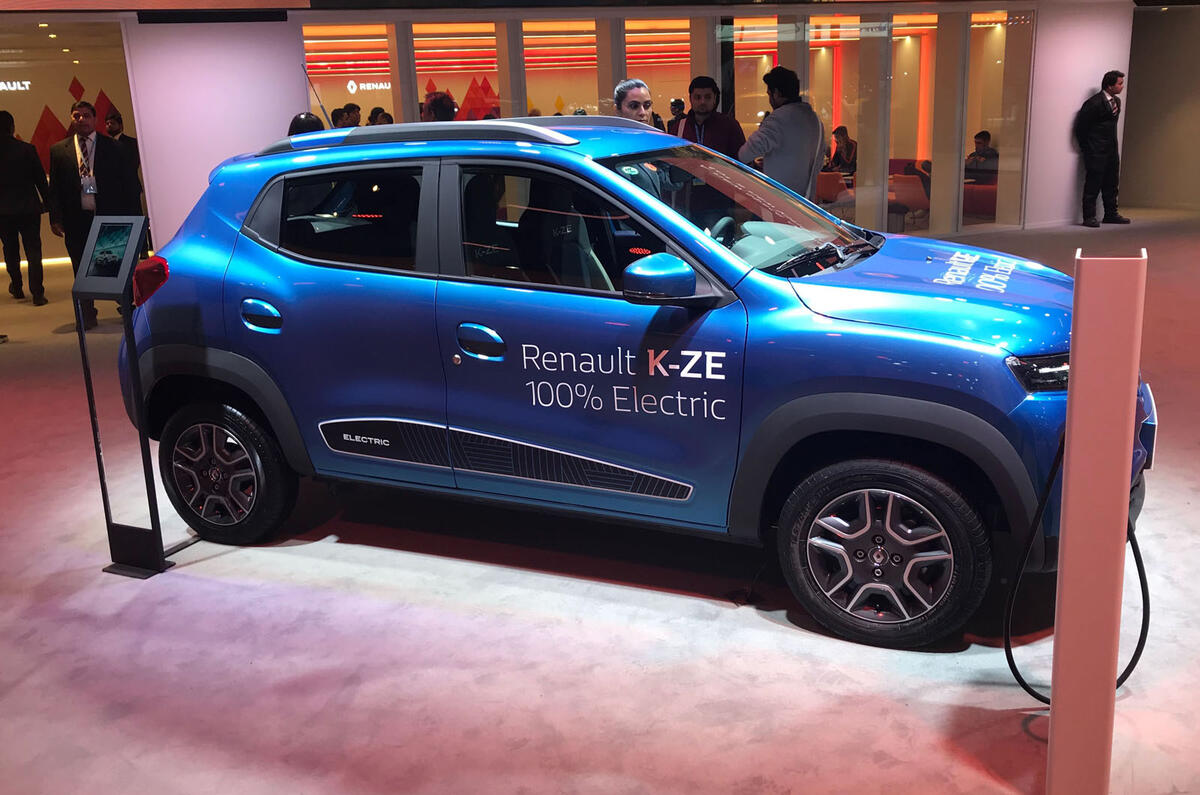 New Delhi show 2020 - Renault K-ZE New Delhi show 2020 - Renault K-ZE
