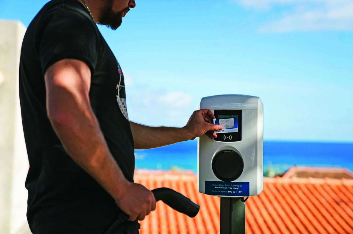 Porto Santo's EV infrastructure