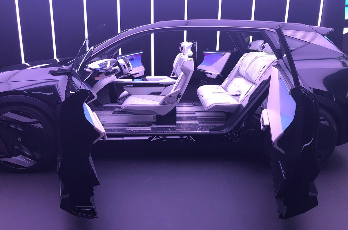 Renault Scenic concept interior view 96 Renault Scenic concept interior view 96