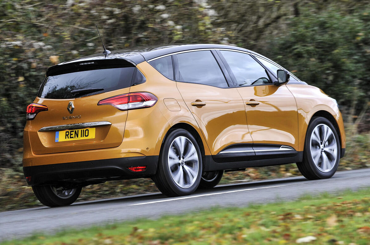 Renault Scenic rear three quarter Renault Scenic rear three quarter
