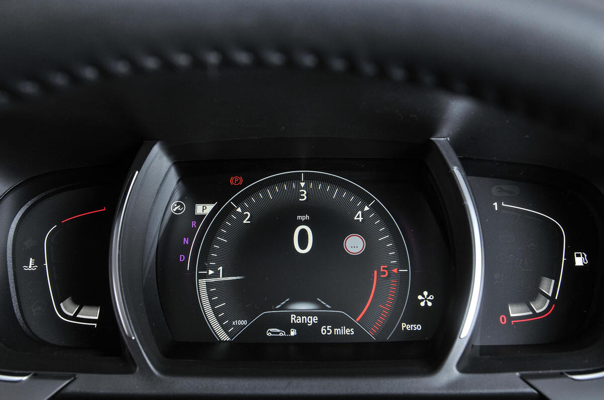 Renault Scenic rev counter Renault Scenic rev counter