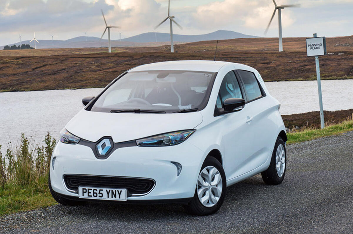Renault Zoe 2015 - stationary front Renault Zoe 2015 - stationary front