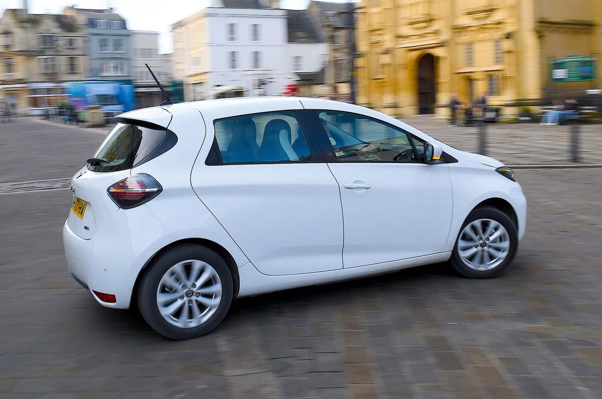 Renault Zoe side Renault Zoe side