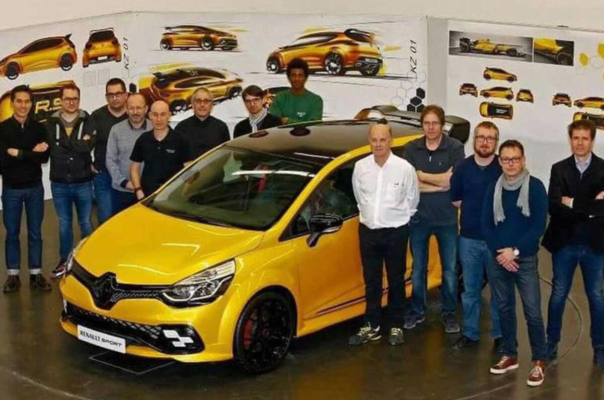 Renault Clio Renault Sport KZ 01 leaked picture design team