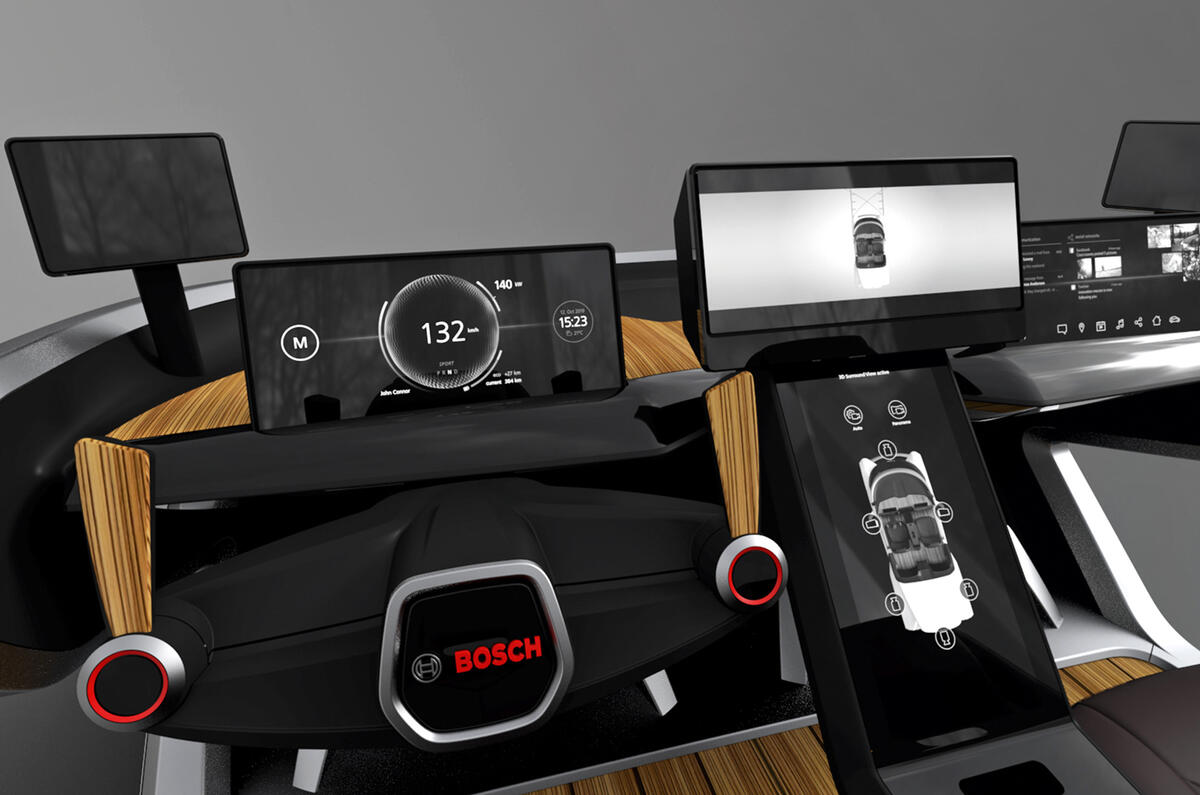 Bosch demonstrates car technology of the future with CES concept