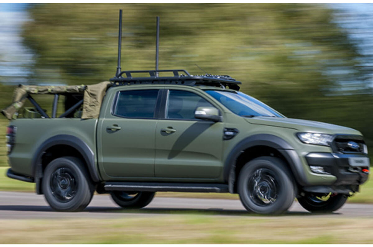 Ricardo Ford Ranger military vehicle - front