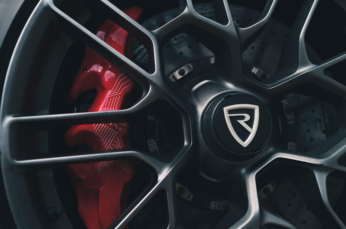 Rimac Nevera 2023 brake detail Rimac Nevera 2023 brake detail