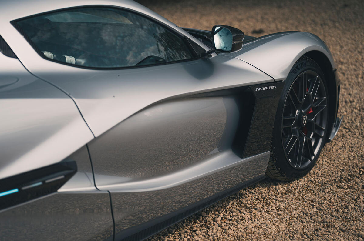 Rimac Nevera 2023 front arch detail Rimac Nevera 2023 front arch detail