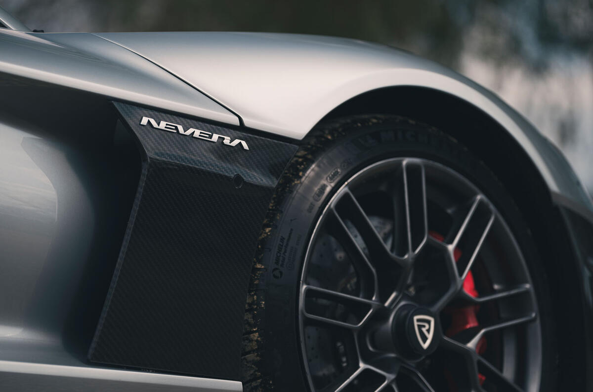 Rimac Nevera 2023 front carbon detail Rimac Nevera 2023 front carbon detail
