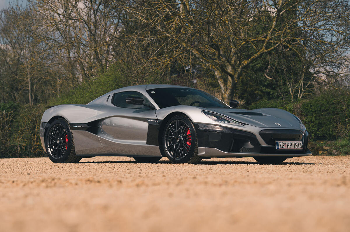Rimac Nevera 2023 front quarter static Rimac Nevera 2023 front quarter static