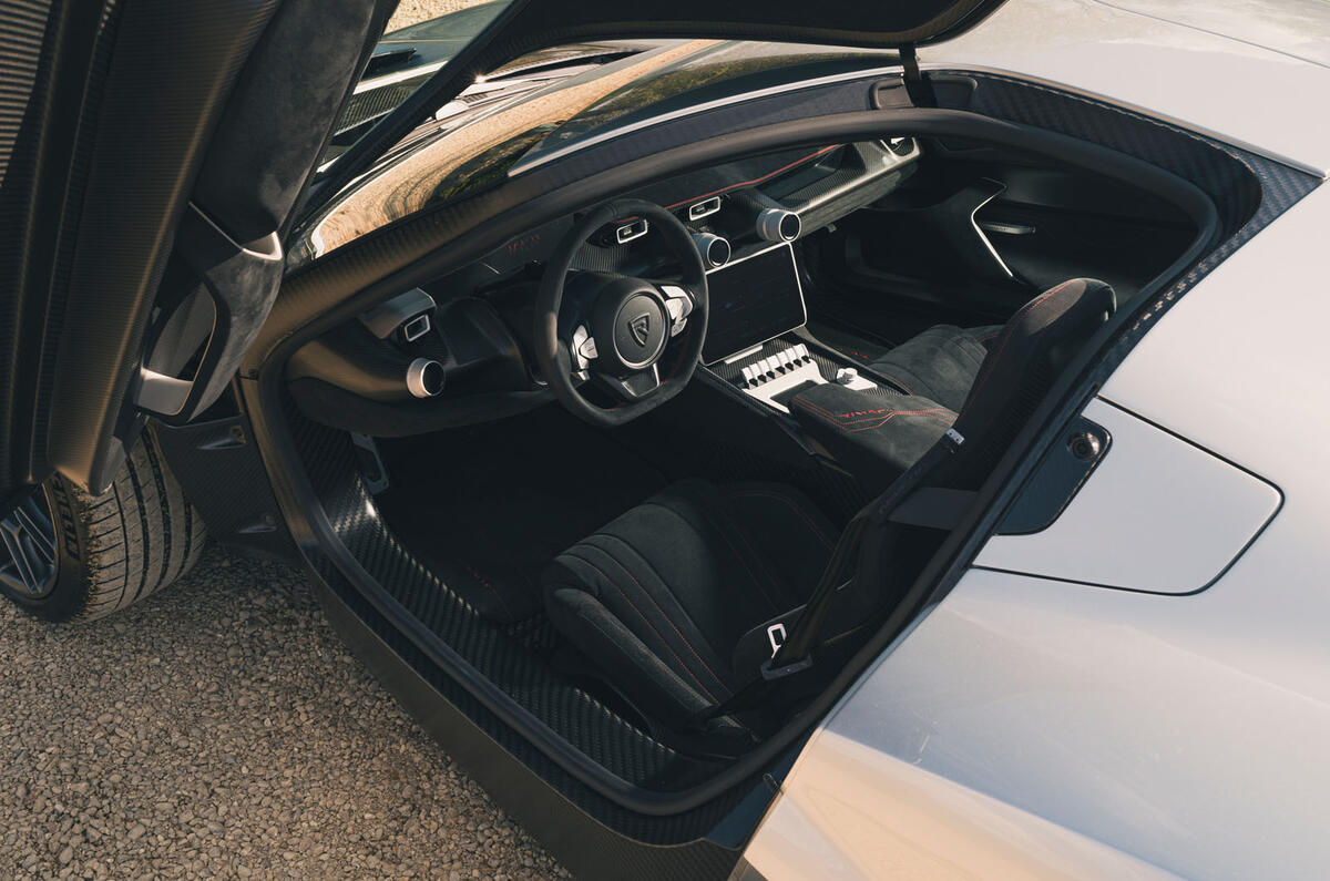 Rimac Nevera 2023 interior Rimac Nevera 2023 interior