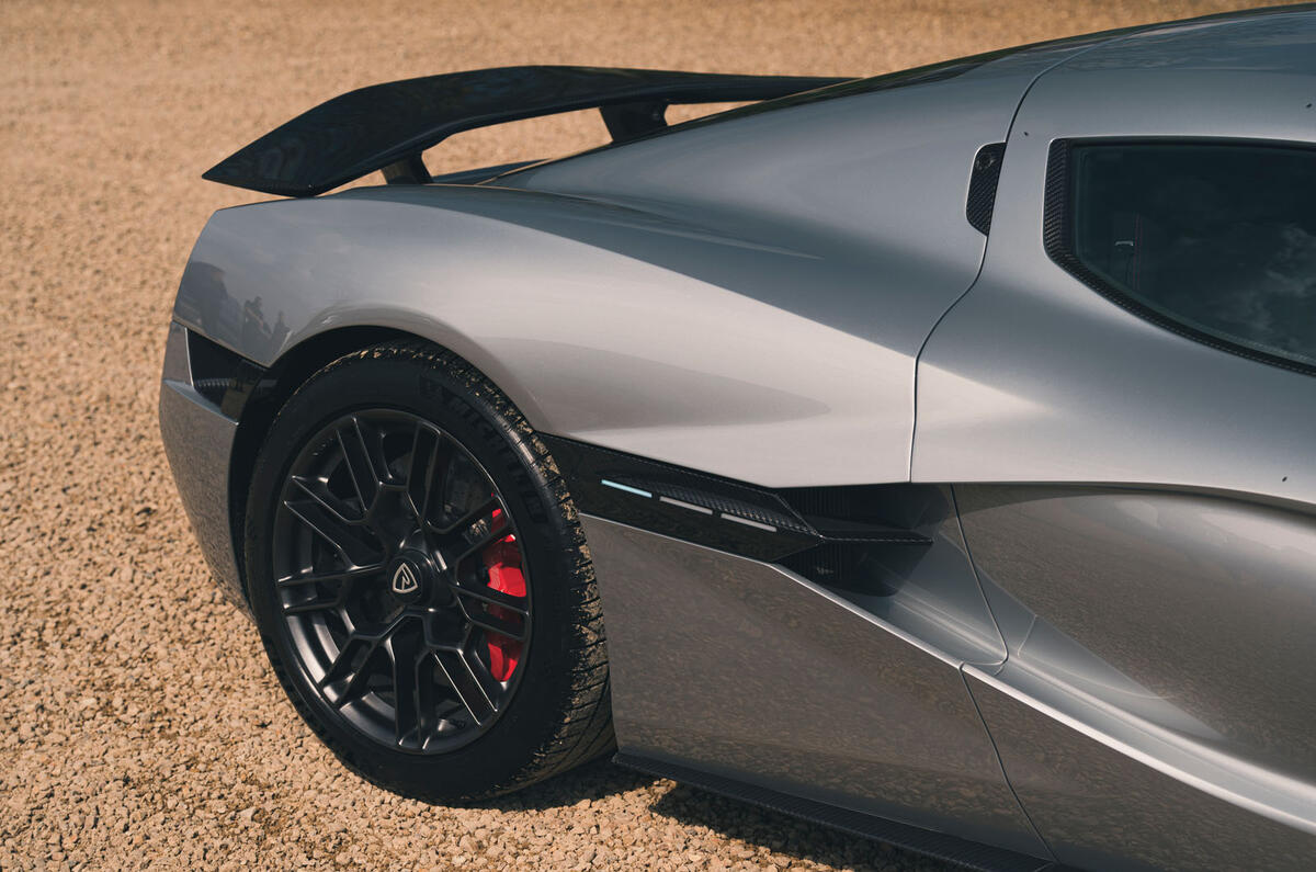 Rimac Nevera 2023 rear arch detail Rimac Nevera 2023 rear arch detail