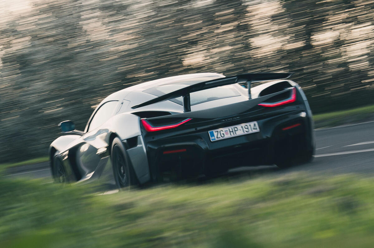 Rimac Nevera 2023 rear quarter tracking 2 Rimac Nevera 2023 rear quarter tracking 2