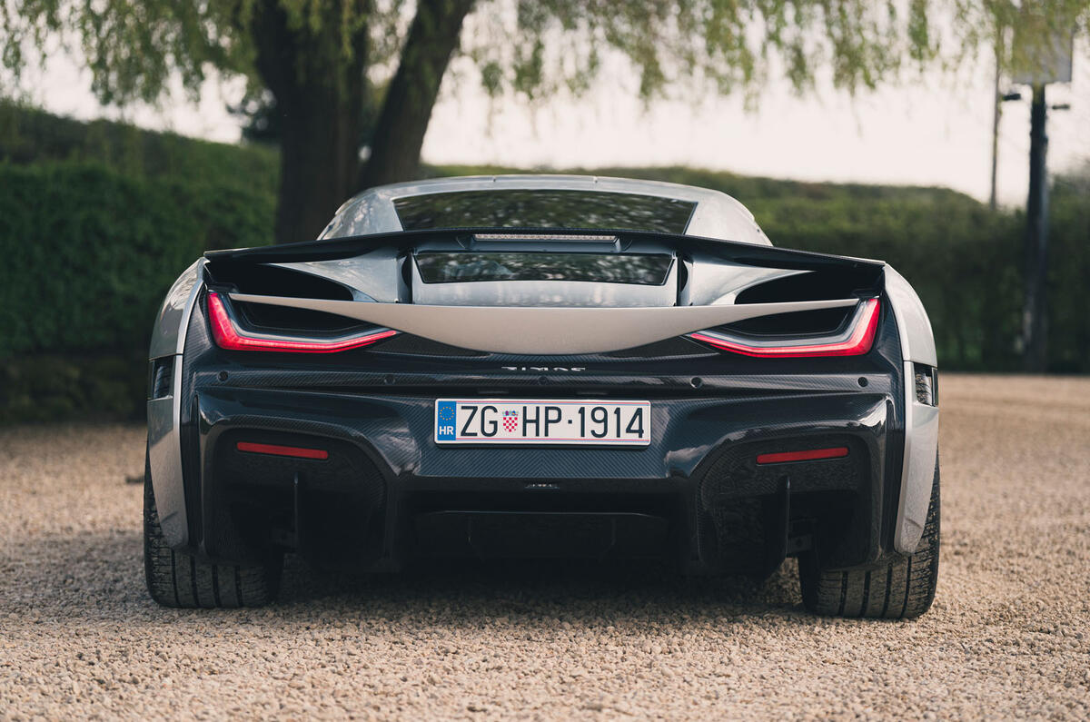 Rimac Nevera 2023 rear static Rimac Nevera 2023 rear static