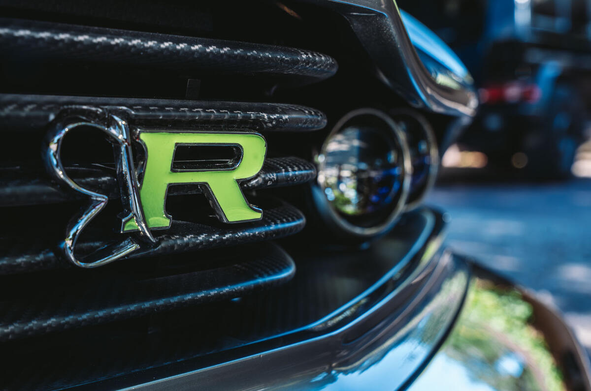 Ringbrothers Aston Martin DBS Octavia badge detail Ringbrothers Aston Martin DBS Octavia badge detail