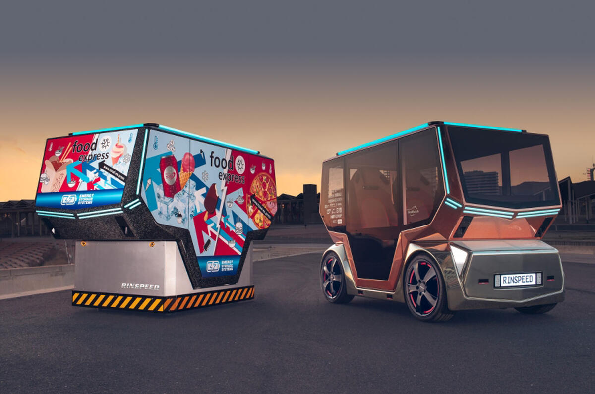 Rinspeed Microsnap self-driving EV