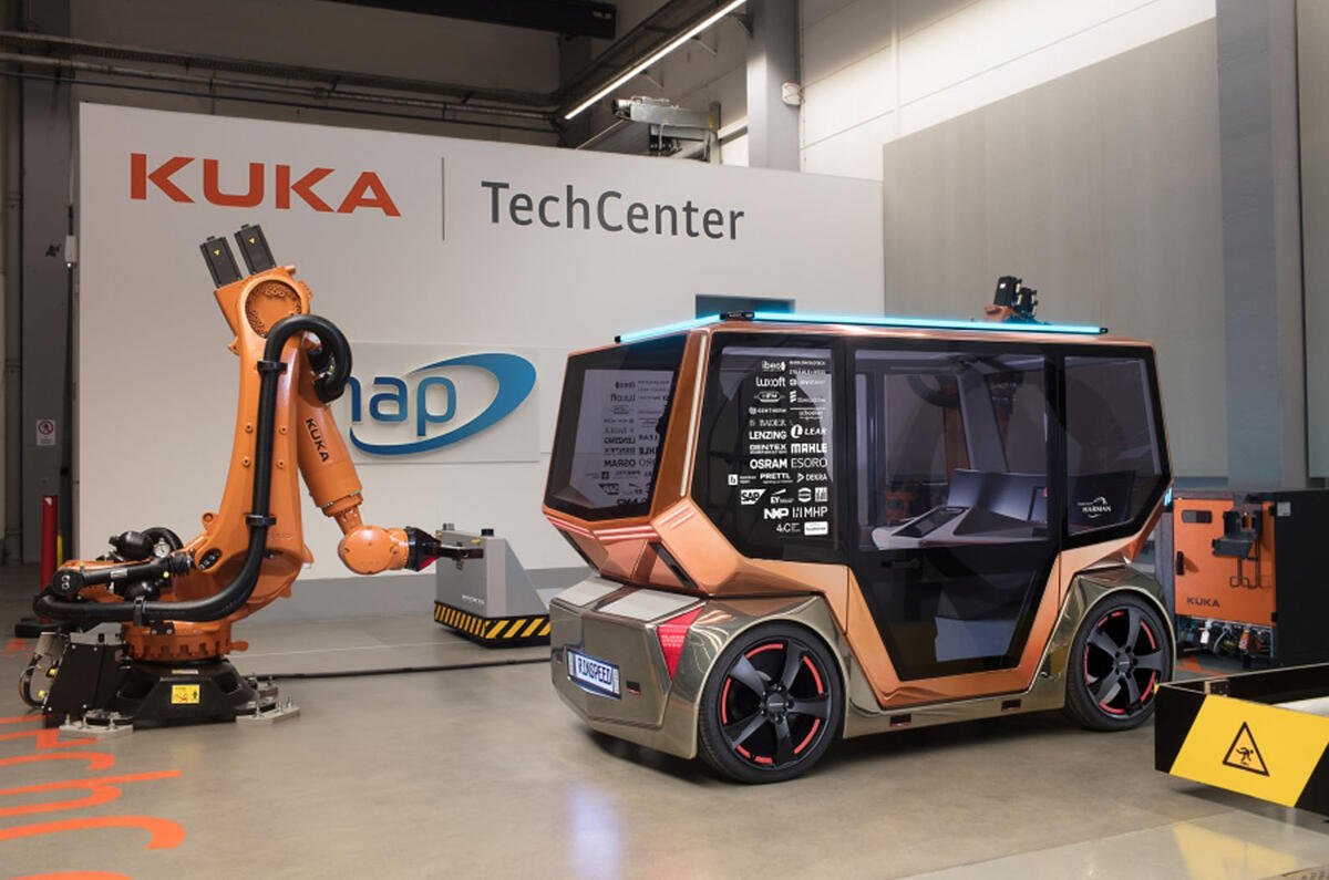 Rinspeed Microsnap self-driving EV