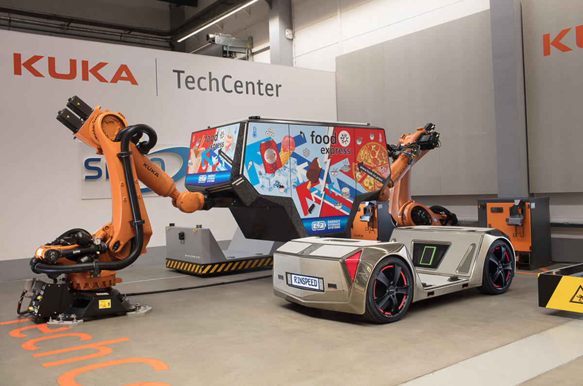 Rinspeed Microsnap self-driving EV