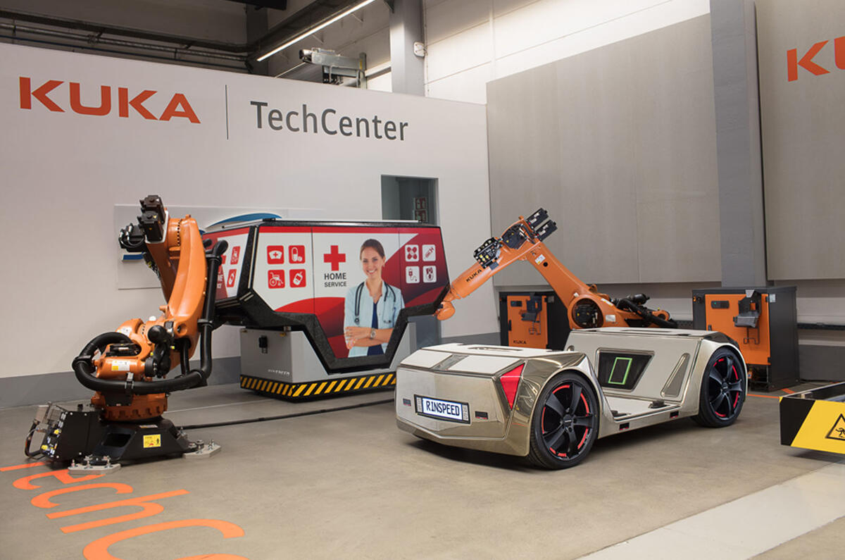 Rinspeed Microsnap self-driving EV