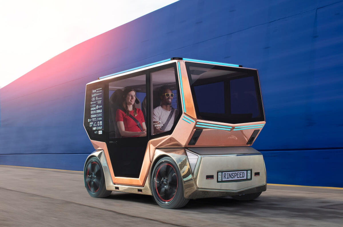 Rinspeed Microsnap self-driving EV