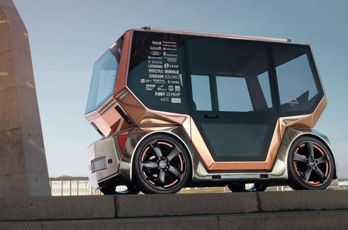 Rinspeed Microsnap self-driving EV