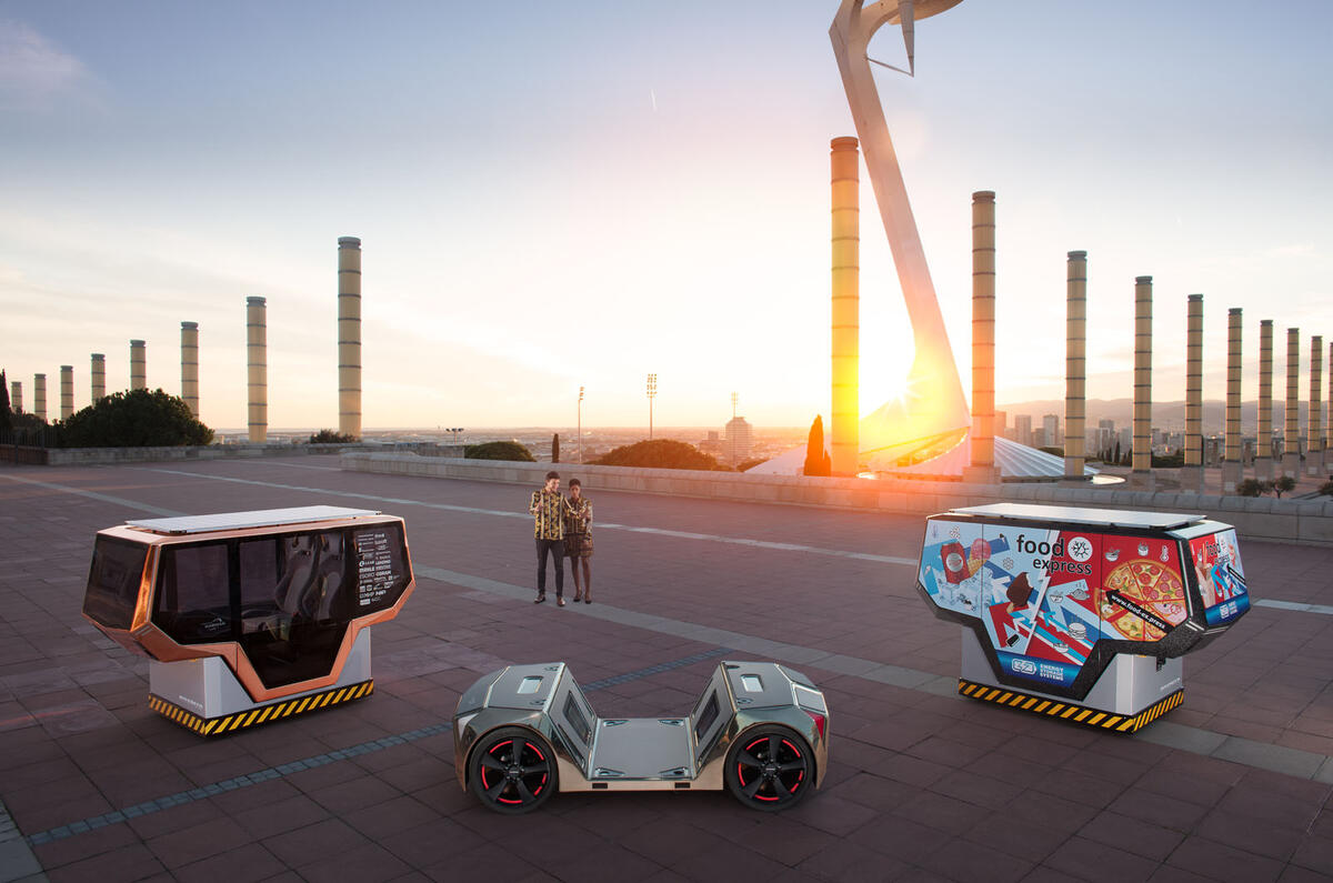 Rinspeed Microsnap self-driving EV