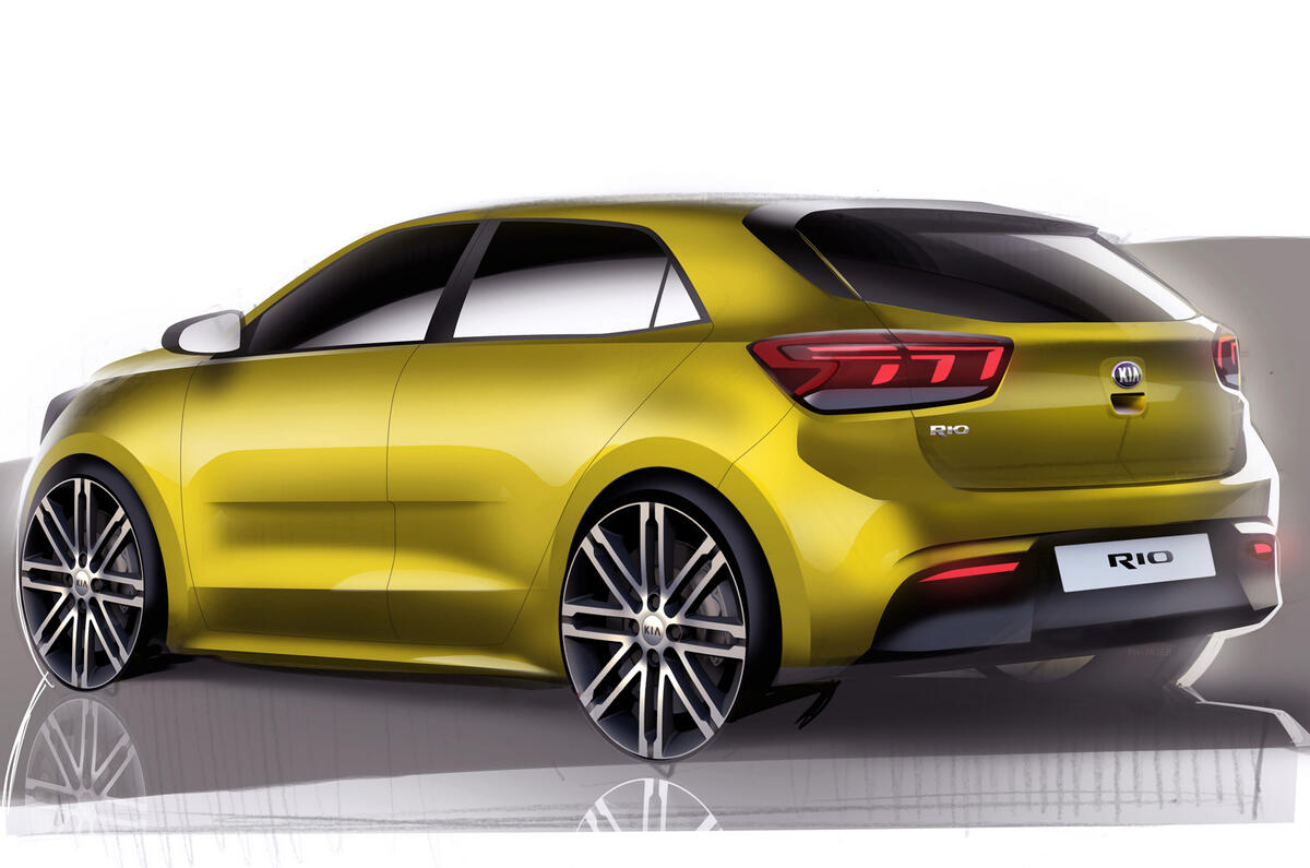 New Kia Rio revealed in rendering