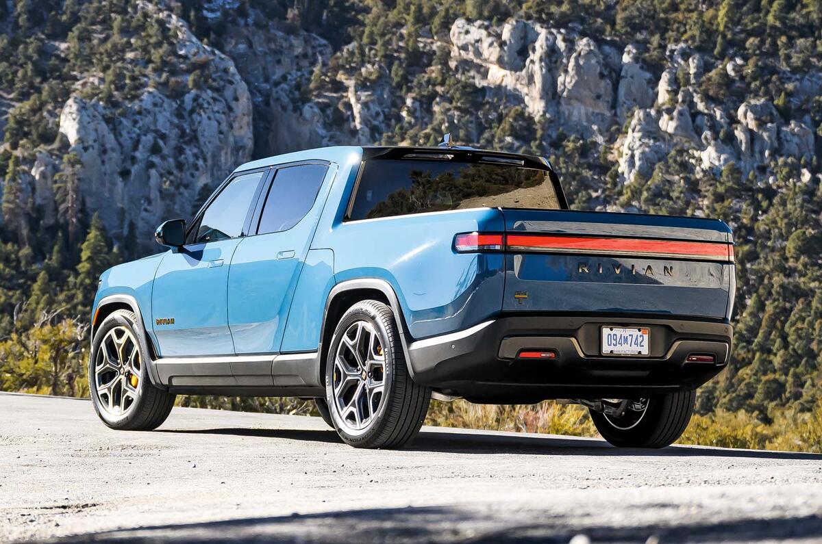 Rivian R1T rear static Rivian R1T rear static