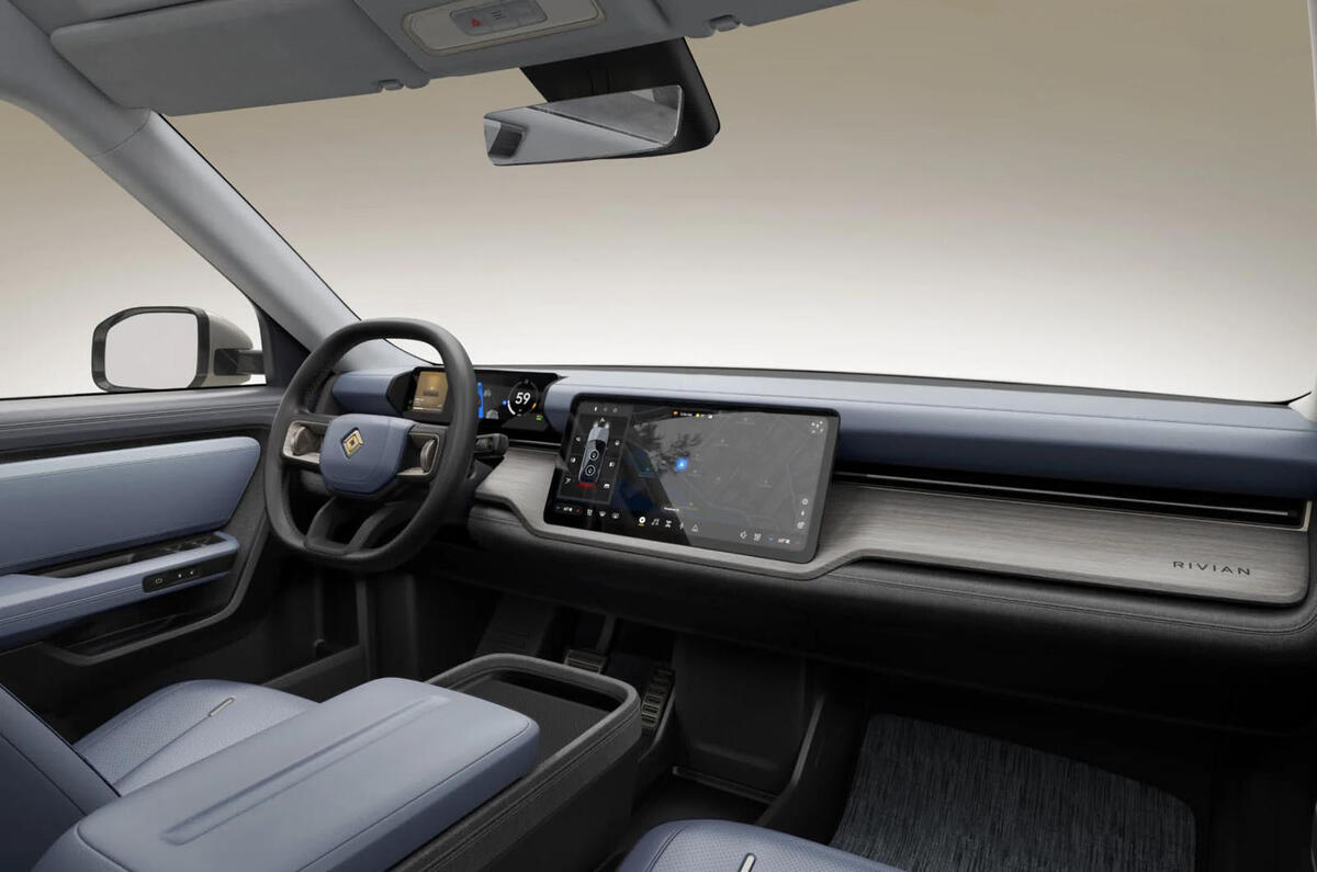 Rivian R2 dashboard Rivian R2 dashboard