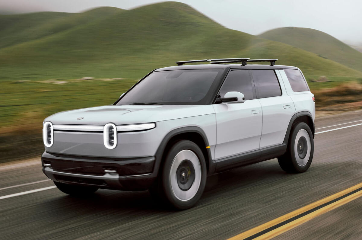 Rivian R2 front quarter tracking