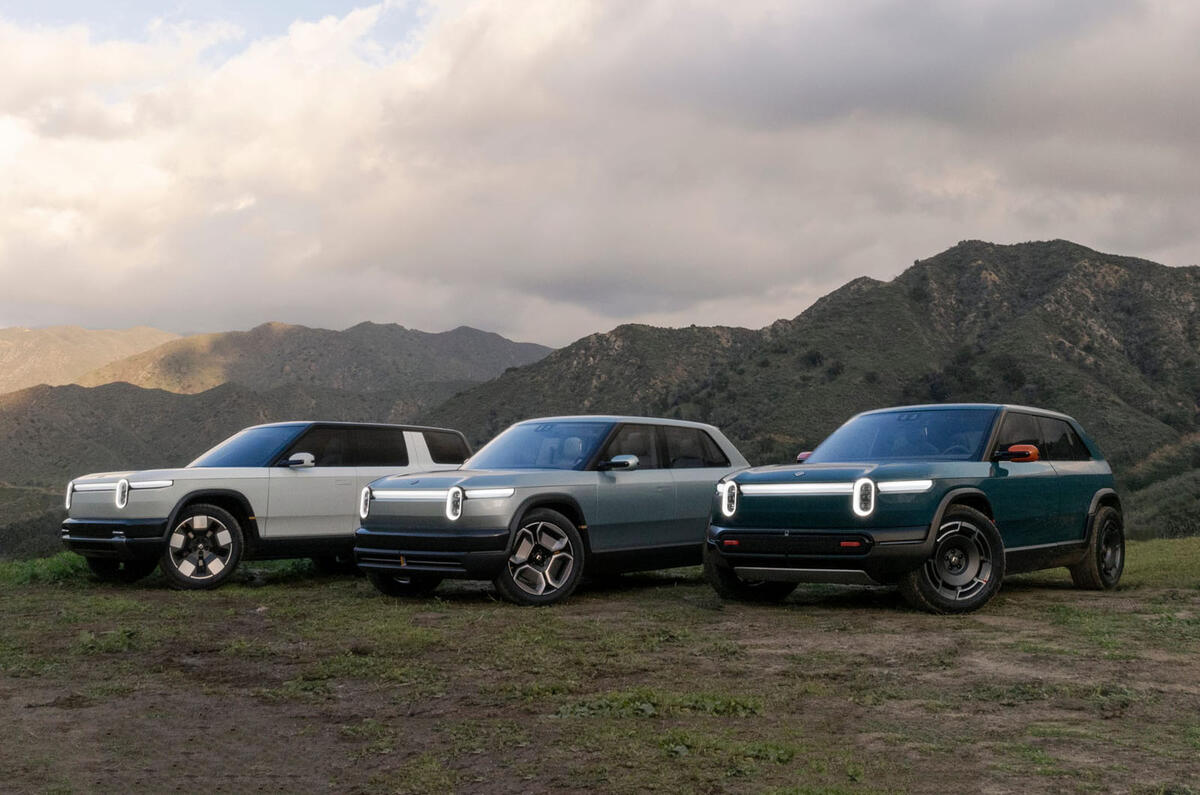 Rivian R2 R3 R3X front
