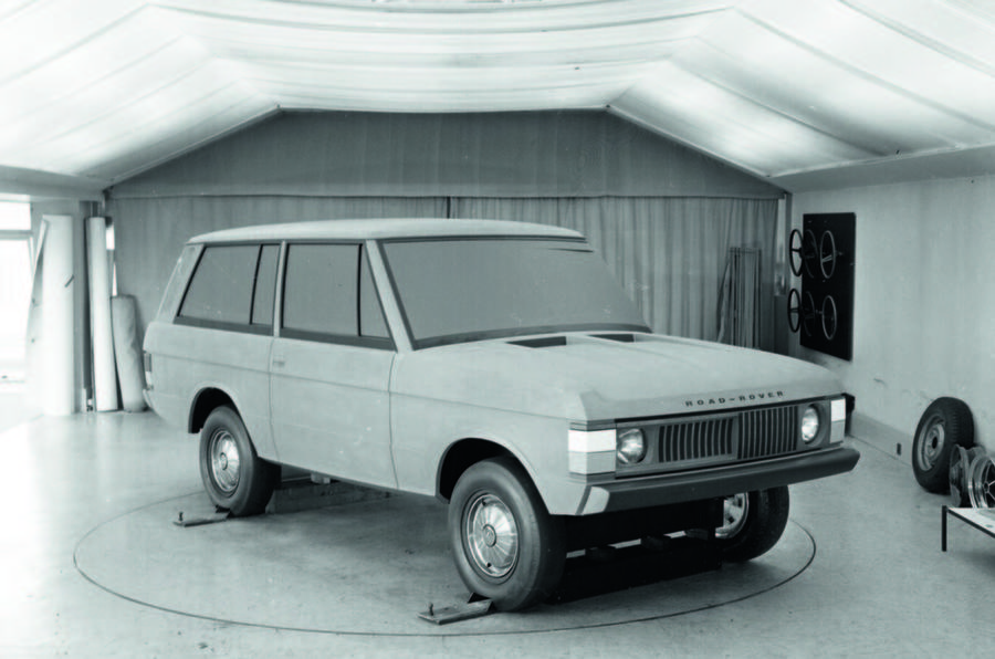 Original Range Rover clay model 