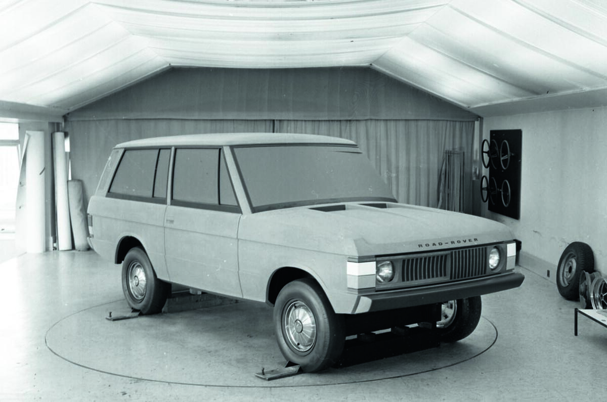 Original Range Rover clay model