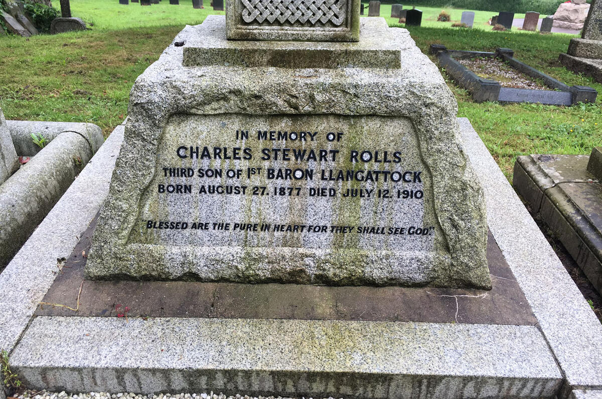 Charles Rolls grave