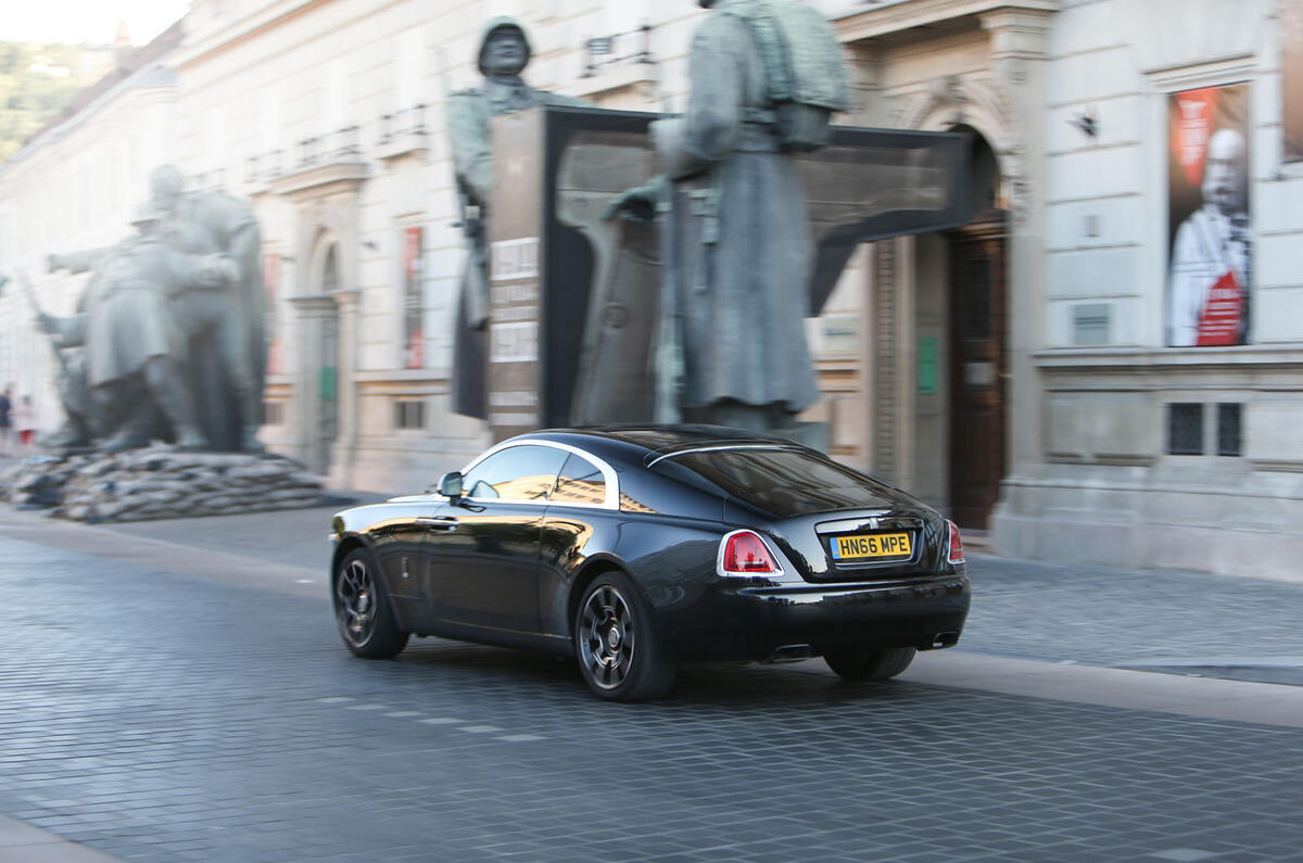 Rolls-Royce Wraith Black Badge road trip across Europe