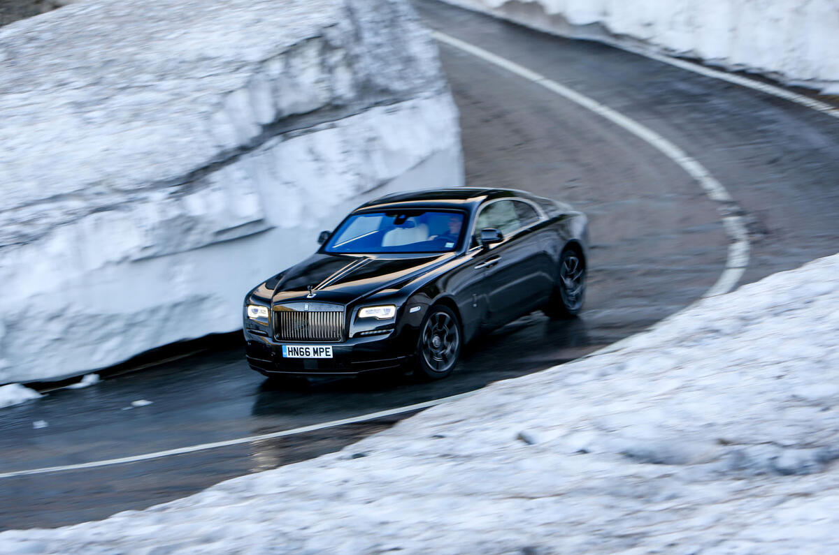Rolls-Royce Wraith Black Badge road trip across Europe